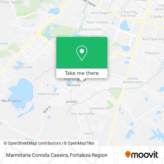 Marmitaria Comida Caseira map