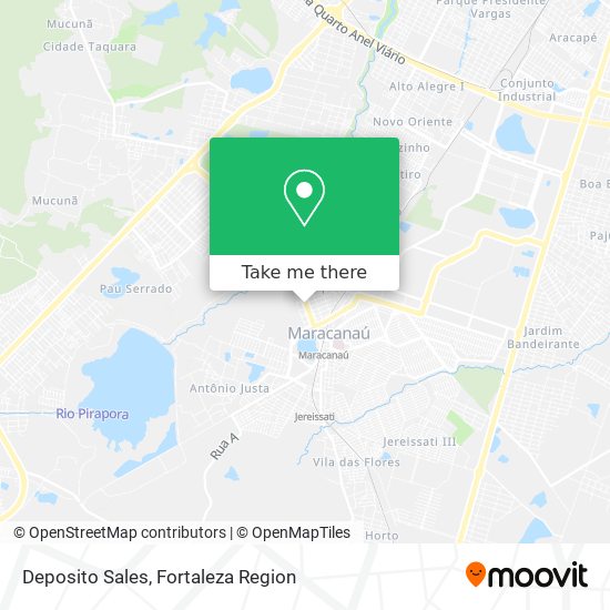 Deposito Sales map