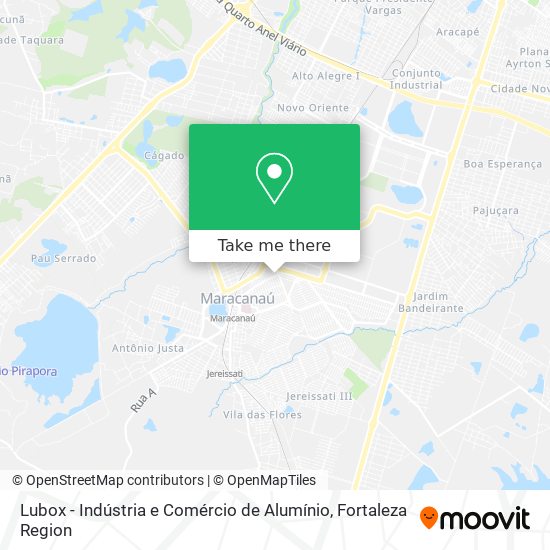 Lubox - Indústria e Comércio de Alumínio map