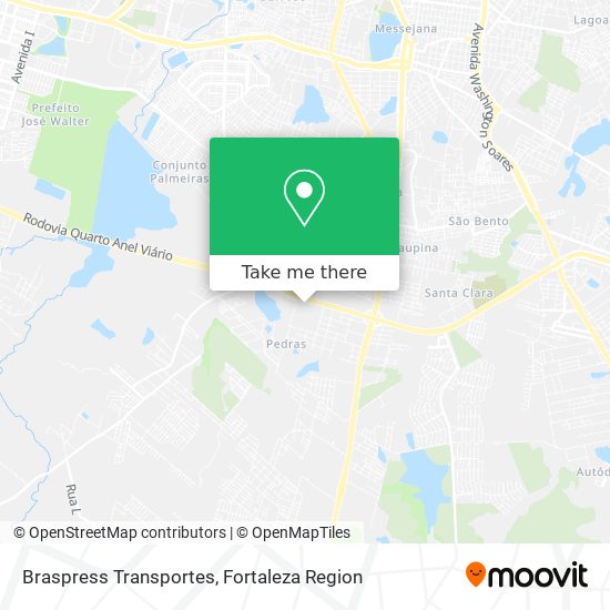 Mapa Braspress Transportes