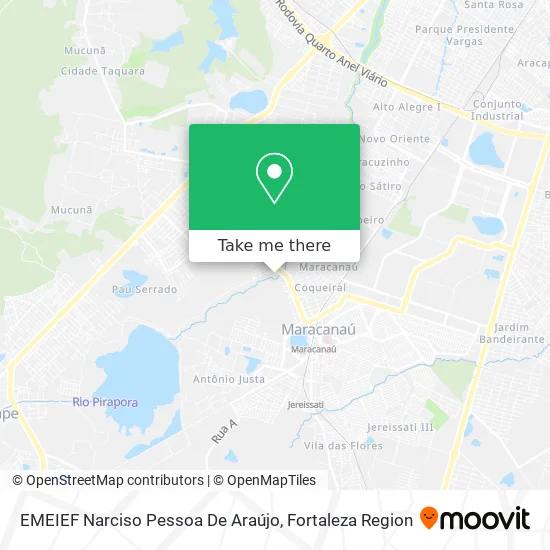 EMEIEF Narciso Pessoa De Araújo map
