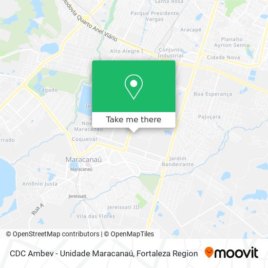 CDC Ambev - Unidade Maracanaú map