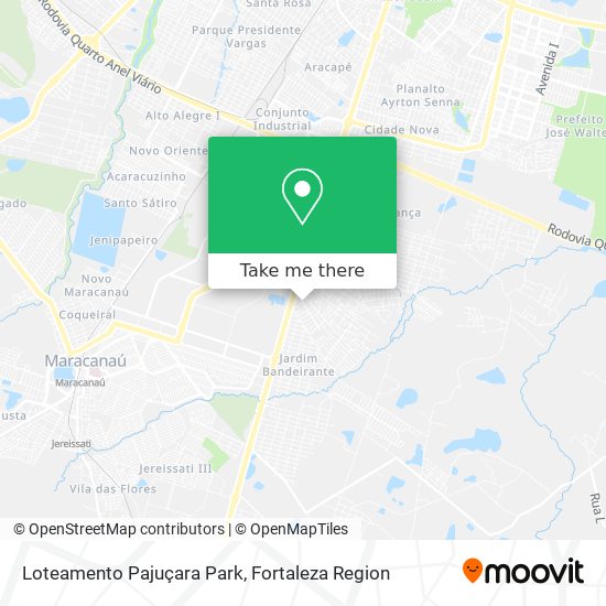Loteamento Pajuçara Park map