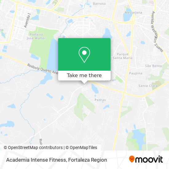 Academia Intense Fitness map
