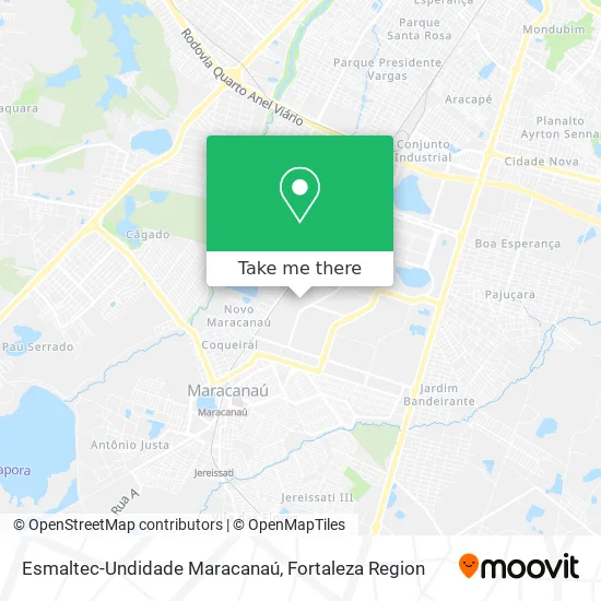 Esmaltec-Undidade Maracanaú map