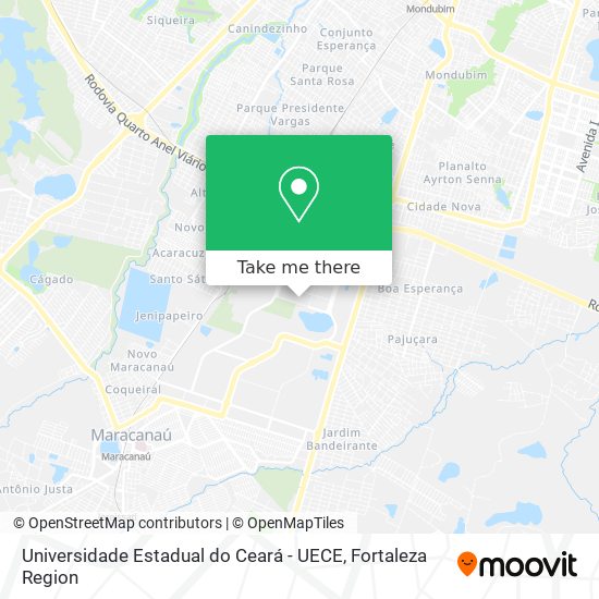 Universidade Estadual do Ceará - UECE map