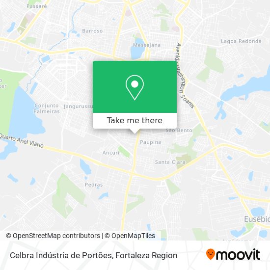 Celbra Indústria de Portões map