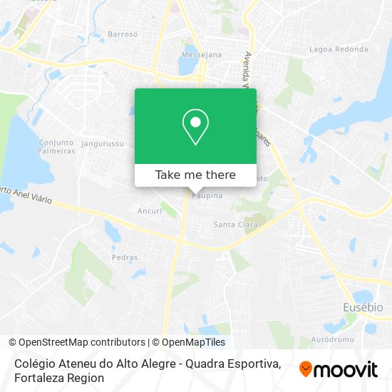 Colégio Ateneu do Alto Alegre - Quadra Esportiva map