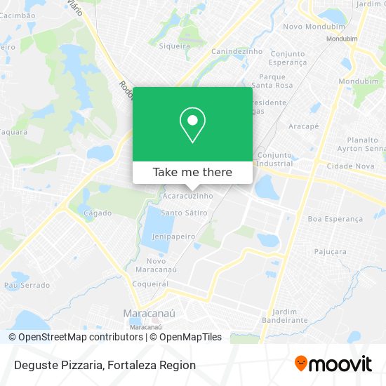 Mapa Deguste Pizzaria