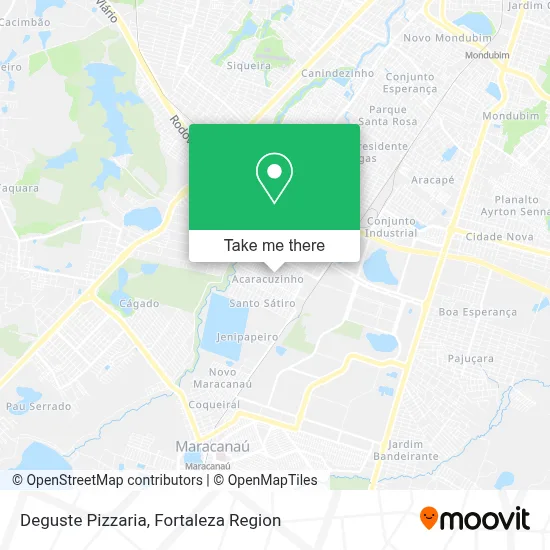 Deguste Pizzaria map