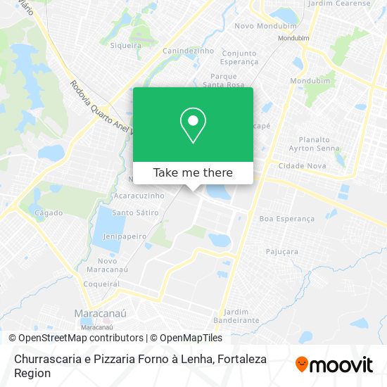 Churrascaria e Pizzaria Forno à Lenha map