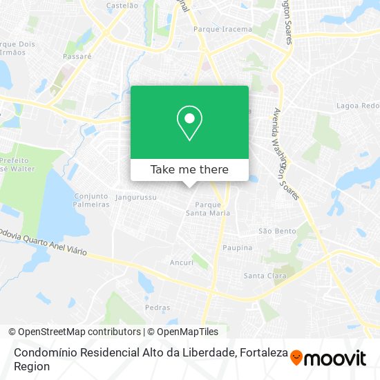 Condomínio Residencial Alto da Liberdade map