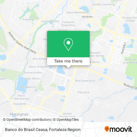 Banco do Brasil Ceasa map