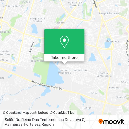 Salão Do Reino Das Testemunhas De Jeová Cj. Palmeiras map