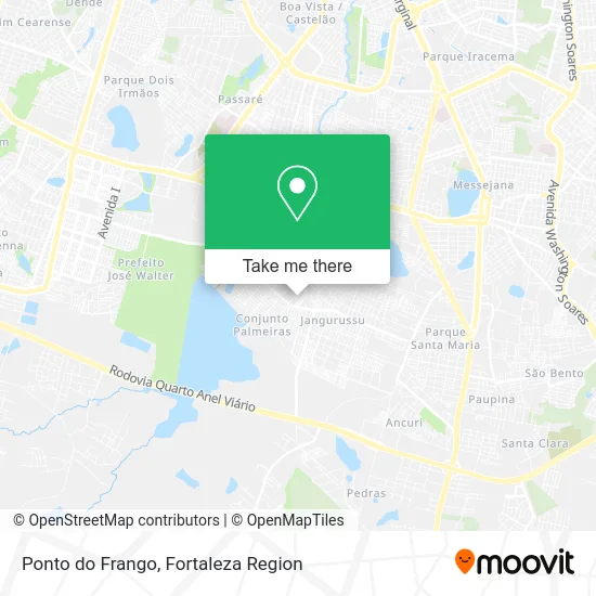 Ponto do Frango map