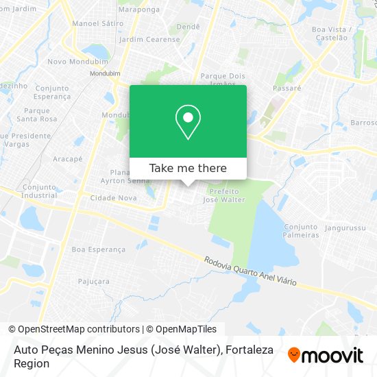 Auto Peças Menino Jesus (José Walter) map