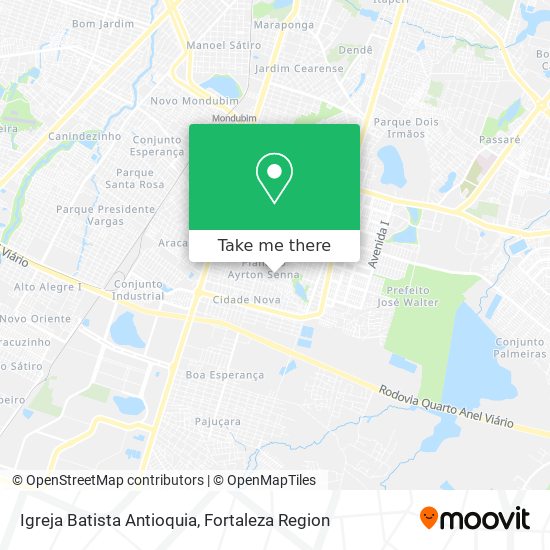 Igreja Batista Antioquia map