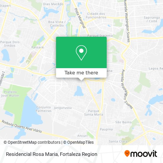 Mapa Residencial Rosa Maria