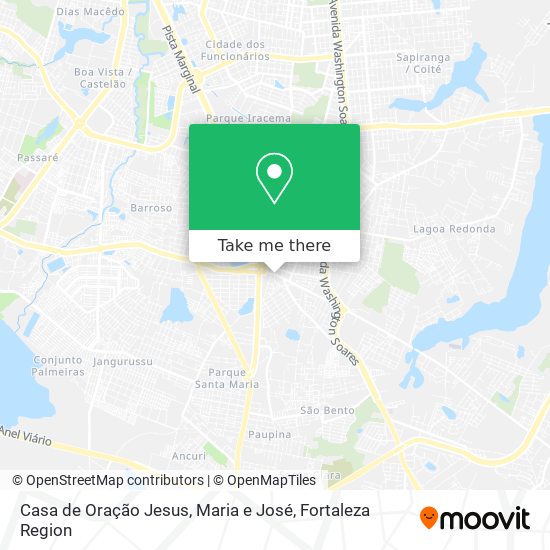 Casa de Oração Jesus, Maria e José map