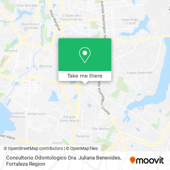 Consultorio Odontologico Dra. Juliana Benevides map