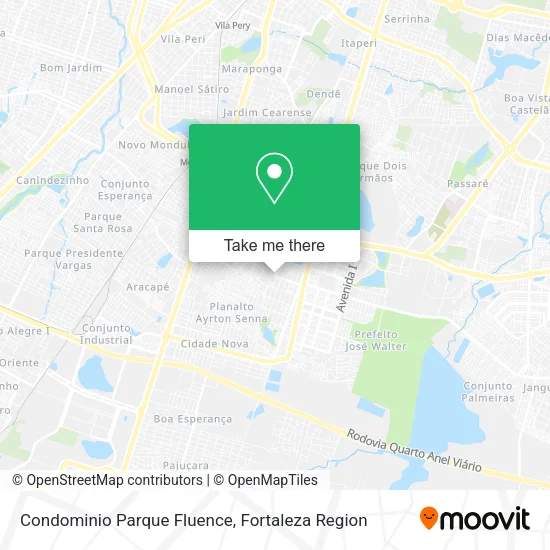 Condominio Parque Fluence map