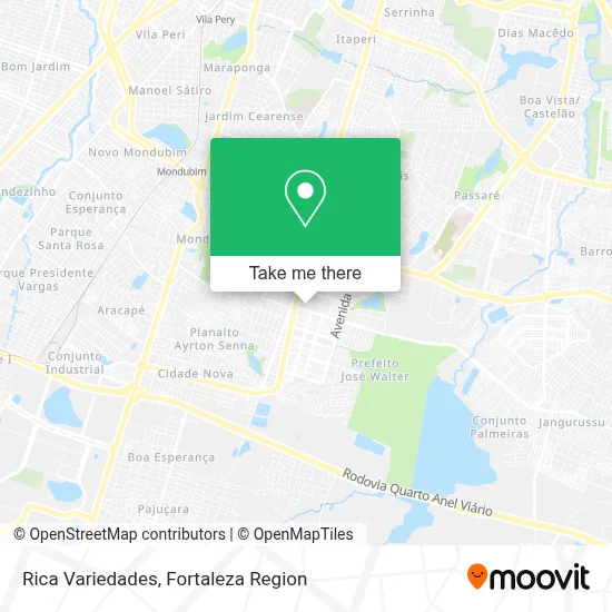 Rica Variedades map