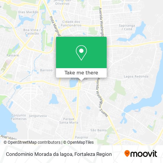 Condominio Morada da lagoa map