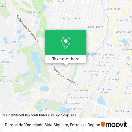 Parque de Vaquejada Sitio Siqueira map