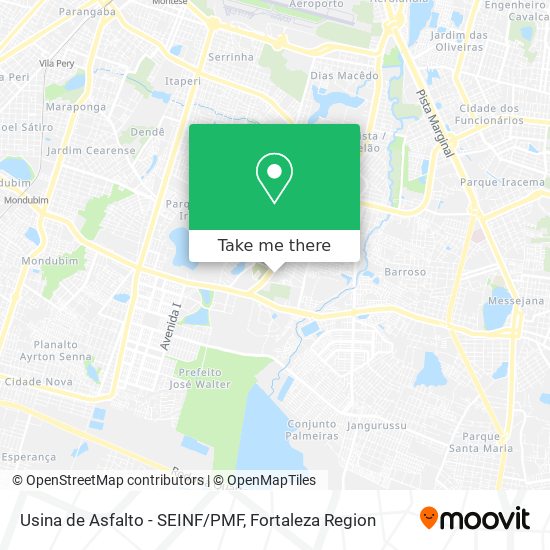 Usina de Asfalto - SEINF/PMF map
