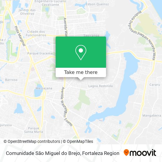 Comunidade São Miguel do Brejo map