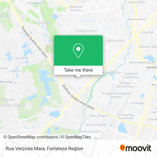 Rua Verçosa Maia map