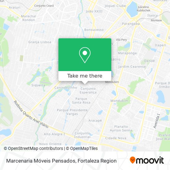 Marcenaria Móveis Pensados map