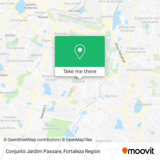 Conjunto Jardim Passare map