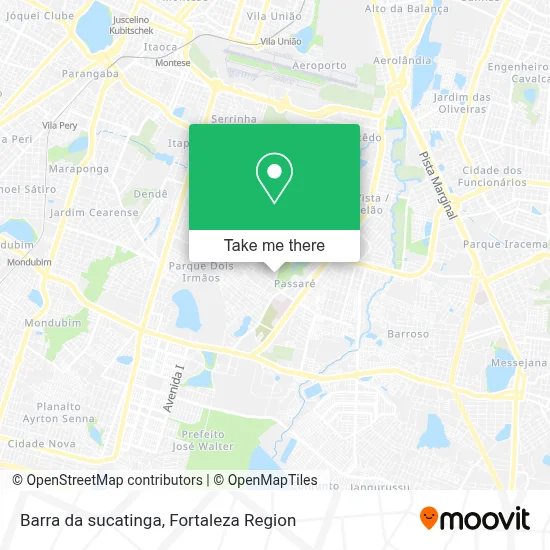 Barra da sucatinga map