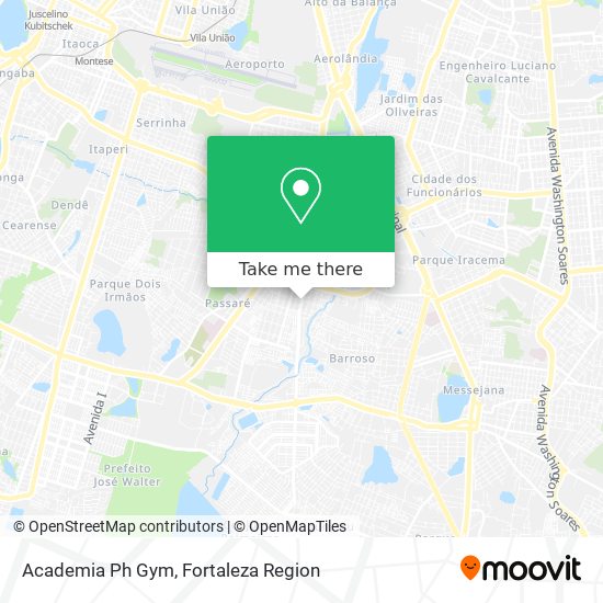 Mapa Academia Ph Gym