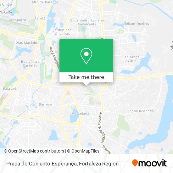 Praça do Conjunto Esperança map