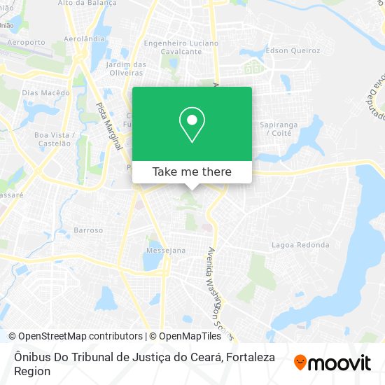 Ônibus Do Tribunal de Justiça do Ceará map