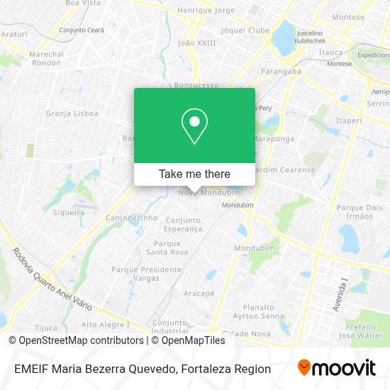 EMEIF Maria Bezerra Quevedo map