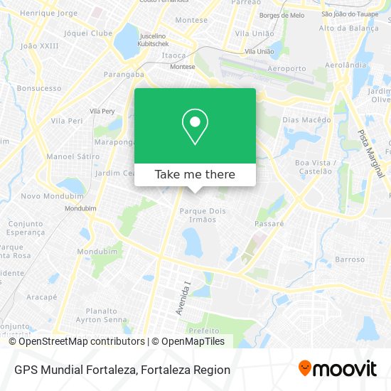 GPS Mundial Fortaleza map