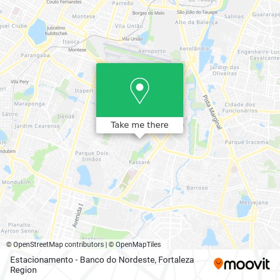 Estacionamento - Banco do Nordeste map