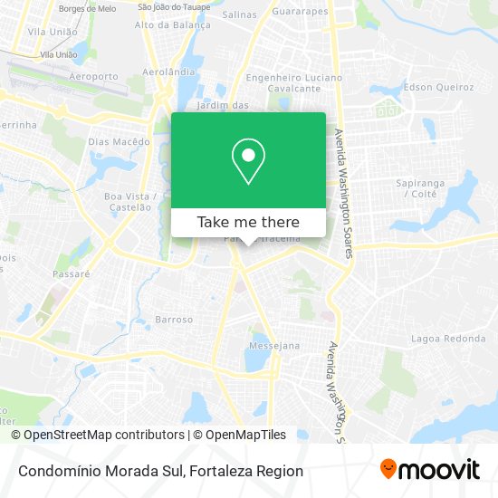 Condomínio Morada Sul map