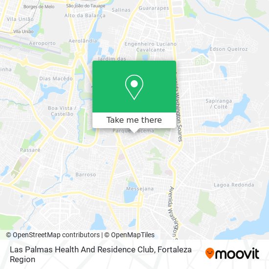 Las Palmas Health And Residence Club map