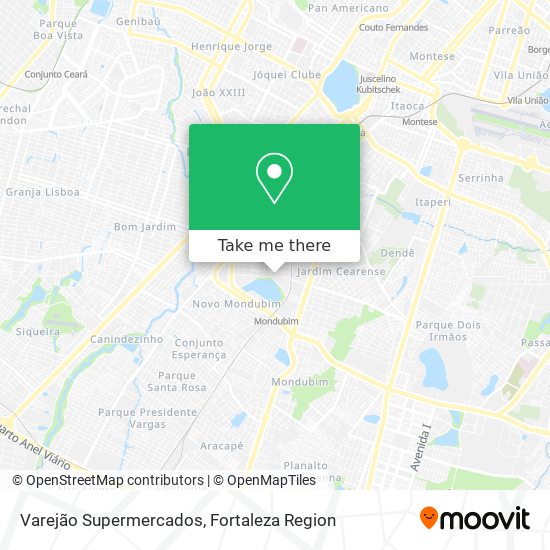 Varejão Supermercados map