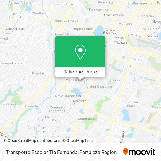 Transporte Escolar Tia Fernanda map