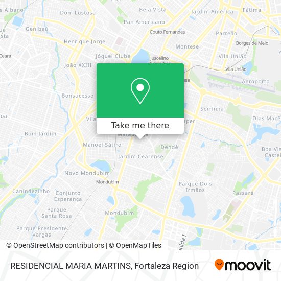 RESIDENCIAL MARIA MARTINS map