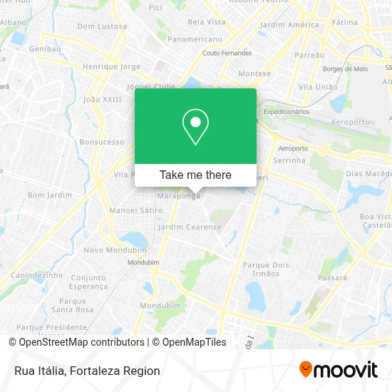 Rua Itália map