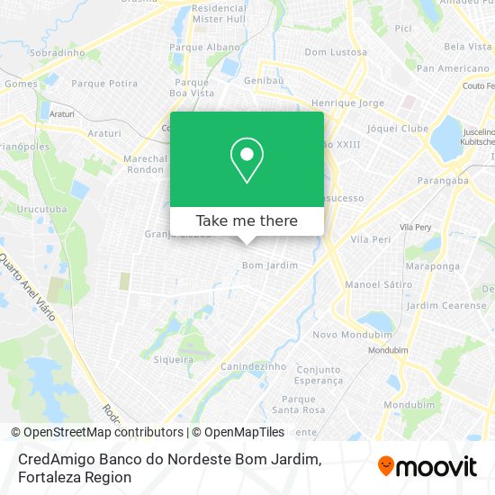 CredAmigo Banco do Nordeste Bom Jardim map