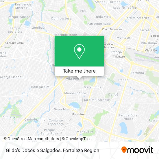 Gildo's Doces e Salgados map