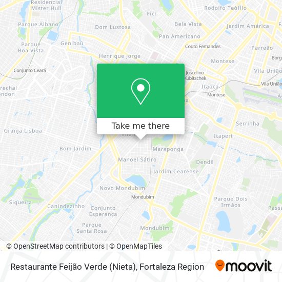 Mapa Restaurante Feijão Verde (Nieta)