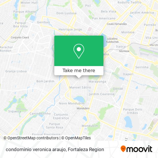 condominio veronica araujo map